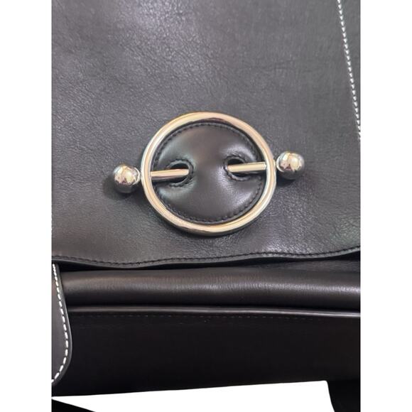 JW Anderson Disc Satchel Black Leather Crossbody / Shoulder Bag Iconic - Picture 2 of 11